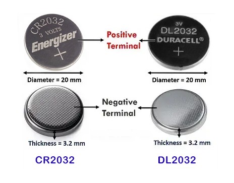 DL2032 vs CR2032